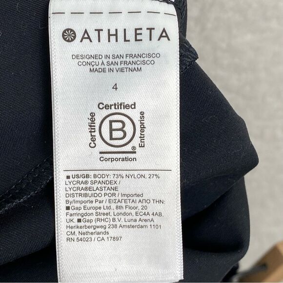 NWT Athleta Black Stellar Flare Trouser Pant Sz 4 #486208 - Picture 15 of 16